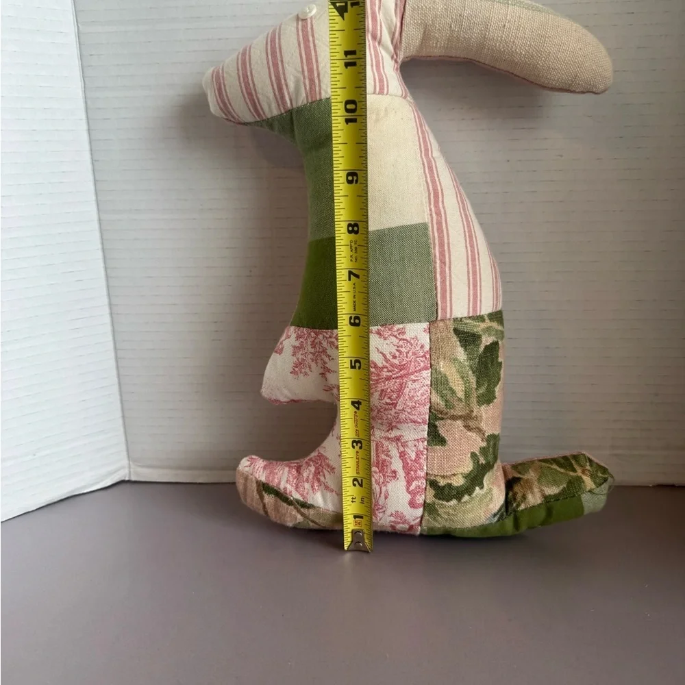 Patchwork Fabric Bunny Decor